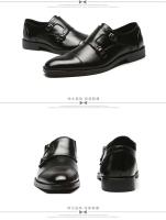 Venta caliente de los zapatos ocasionales de cuero de los hombres del vestido de la moda de la calidad en China - details 8
