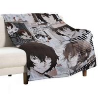 Manta estética Dazai, mantas decorativas suaves para sofá - details 1