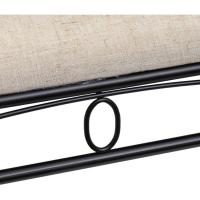 Banqueta pie de Cama de Metal Blanca de 64x68x30 cm - details 28
