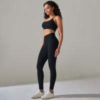 Hamidou-Conjunto de ropa deportiva de dos piezas para mujer, Leggings de cintura alta para gimnasio, Top corto, trajes deportivos de Fitness, ropa deportiva con lavado ácido - details 36