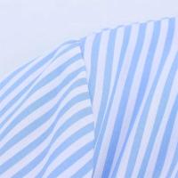 Vestido camisero casual a rayas con cuello de solapa y manga larga para mujer, verano 2025 - details 2