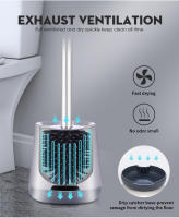 Cepillo De Limpieza De Inodoro Con Mango Largo De Silicona Cepillo De Baño Flexible Para Limpieza Del Inodoro Eco-amigable - details 7