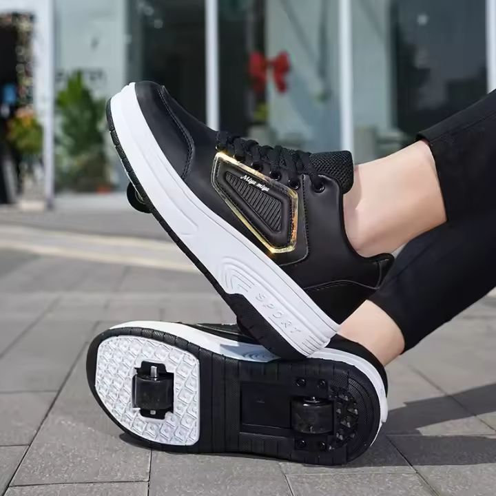 Zapatillas de Deporte Informales para Correr 4 Ruedas Uso Doble para Niños y Adultos - 1