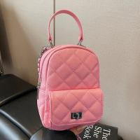 2025 nuevo Xiaoxiangfeng rombo cadena mochila bolsa mujer simple usted portátil pequeña mochila - details 3