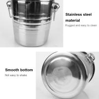 Cubo enfriador de vino y cerveza de acero inoxidable, fabricante de cubitos de hielo para KTV Bar, cocina, fiesta, Bar, champán, vino, cerveza, 5l - details 0