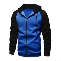Sudadera De Capucha Para Hombre Con Cierre De Cremallera Y Bloque De Colores Estilo Casual Duradero Manga Larga Suéter De Algodón Para Otoño E Invierno - details 6