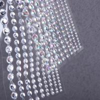 Pegatinas de joyas para el cabello, tatuaje temporal, tira larga de diamantes de imitación, adhesivo para la cara, decoración de diamantes de imitación para el cabello - details 13