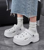 Sandalias de plataforma gruesas huecas para mujer, zuecos de fondo grueso de Eva, zapatillas para mujer, calzado de jardín antideslizante para exteriores, verano 2024 - details 9