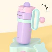 Taza térmica de doble bebida de 900ml, taza con pajita de gran capacidad de acero inoxidable, cómoda Taza Termo portátil que mantiene el frío y el calor - details 23