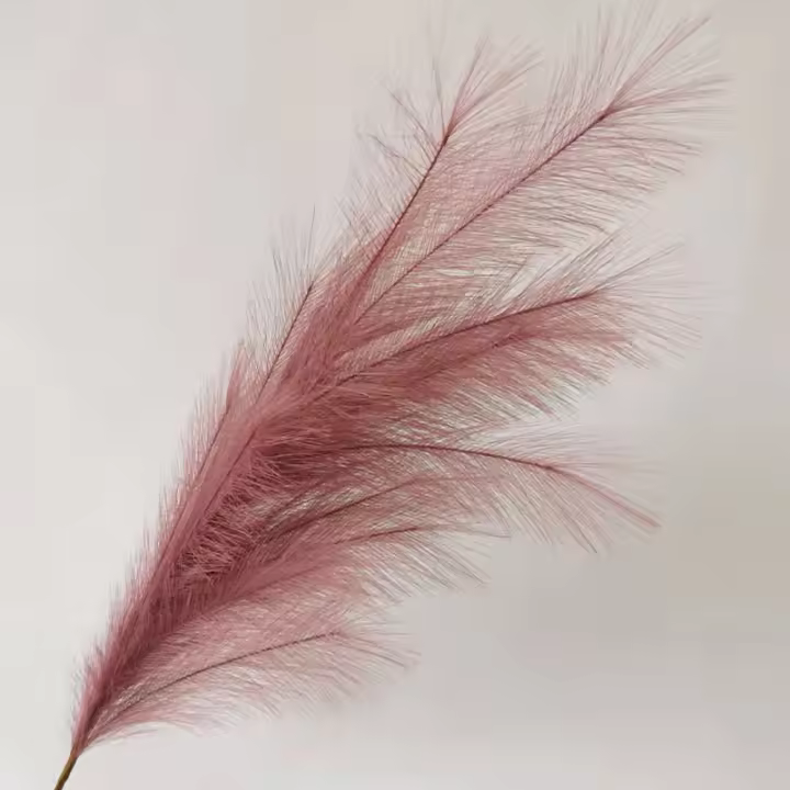 famgem Flores Artificiales De Pampas De 100cm Decoración Bohemia Para Hogar Y Fiestas Arreglo Floral Suave De Seda Para Bodas Y Decoración De Mesa - 1