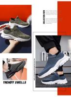 Nuevos Zapatos Deportivos para hombre, transpirables, informales, con parte superior De malla a la moda, para correr, para caminar - details 1