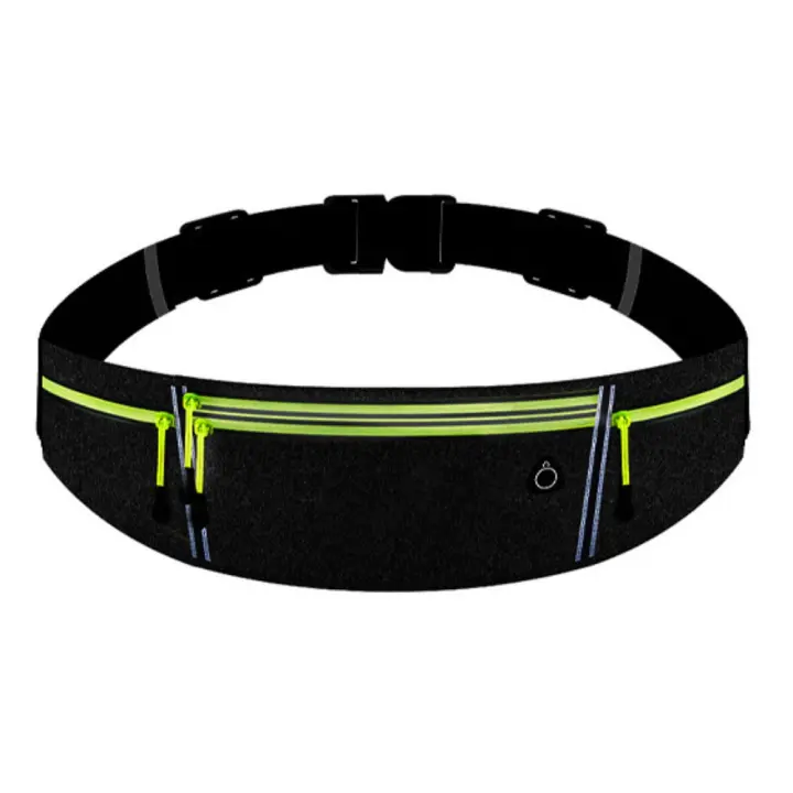 Con bolsa para botella, riñoneras para correr, bolsa ligera impermeable para correr maratón, funda multifunción, bolsa deportiva para teléfono - 1