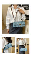 Bolso de hombro de color contrastante para axila, personalizado, sencillo, con textura informal, novedad de 2024 - details 8