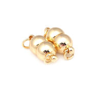 Cierre magnético de latón color oro de 18 quilates, cilíndrico ovalado, en forma de corazón, para collares y pulseras, accesorios para la fabricación de joyas. - details 5