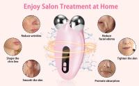 Rodillo masajeador Facial EMS, máquina de microcorriente para Lifting Facial, masajeador Facial en V, rejuvenecimiento del pie - details 1