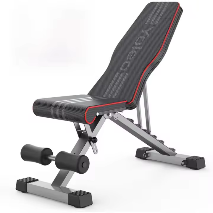 Banco de musculación regulable, no requiere ensamblaje, banco de pesas, entrenamiento en casa, respaldo ajustable, apto para principiantes y expertos, carga máx. 300 kilos - 1
