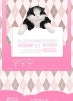 Muñeca muñeca de tela de felpa juguete cumpleañera explosión de la misma mochila de gato ragdoll simulada bolsa de gato gordito - details 40