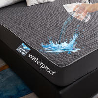 Funda de Colchón Impermeable Protector de Almohada de Color Sólido Tamaño Único/Doble/140/160 - details 0