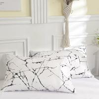 Juego de ropa de cama en blanco y negro, edredón individual con funda de almohada para cama doble, sabanas, cama matrimonial, Queen/King - details 4