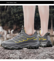Zapatos ligeros de senderismo para hombre, zapatillas de viaje transpirables para exteriores, resistentes al desgaste, antideslizantes, para caminar, Verano - details 13