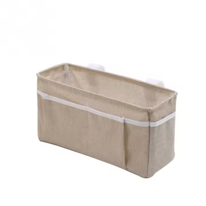 Bolsa de almacenamiento extraíble de gran capacidad con pegatina mágica, multibolsillo, litera, bolsa lateral para camas, cesta de almacenamiento de artículos diversos - 1