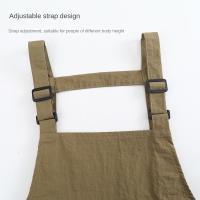 Delantal de cocina portátil de dibujos animados, delantal de cocina impermeable antiincrustante, delantal de Chef sin mangas a prueba de aceite para cocina casera - details 9