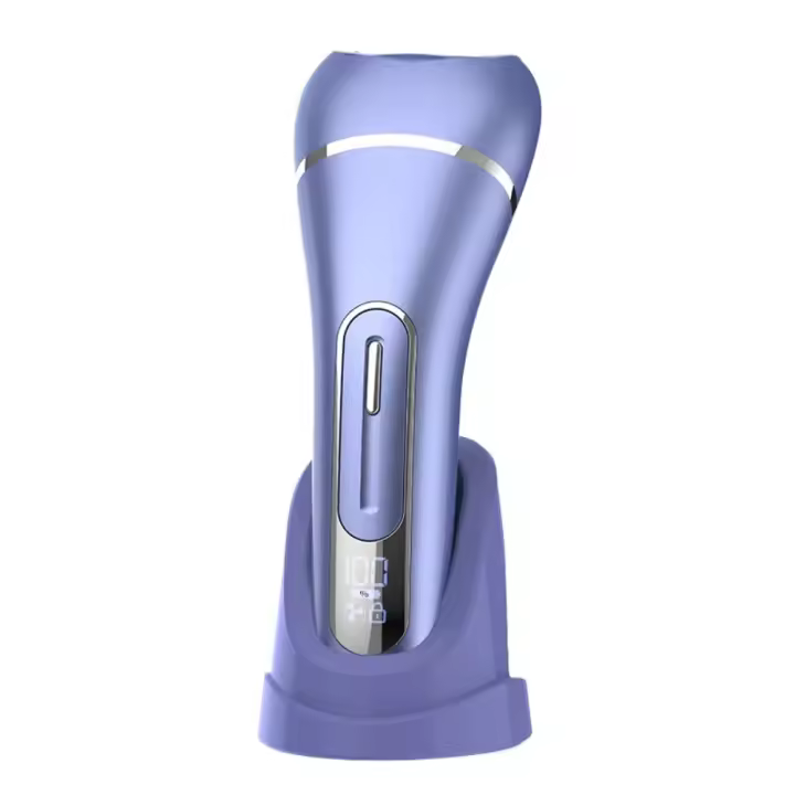 Removedor de pelo eléctrico multifuncional 7 en 1 para mujer, afeitadora, bikini, pierna, axilas, recortadora púbica con base de carga - 1
