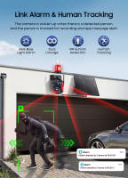 Cámara de Seguridad Solar SHIWOJIA 6MP 4G Panela Energética de 20W Zoom 20X Visión Nocturna - details 7