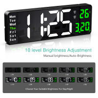 ORIA-reloj Digital de pared para decoración de sala de estar, pantalla grande de 16 pulgadas, electrónico, LED - details 3