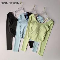 Traje de Yoga de Cintura Alta Mascarilla Completa Nylon para Exteriores Ajuste Ajustado - details 1
