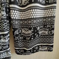 Pantalones acampanados de elefante grandes transfronterizos del sudeste asiático, pantalones holgados de pierna recta de estilo fino de verano para mujer, pantalones de playa - details 12