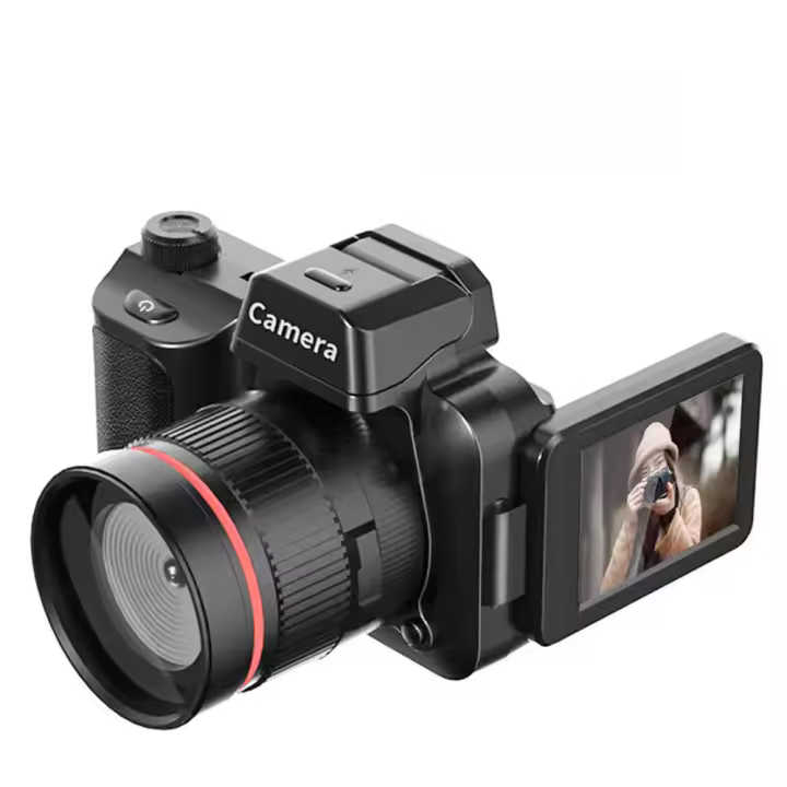 Cámara digital 4k para estudiantes de alta definición, nivel básico, retro, SLR, 1080p, 16x, prof - 1