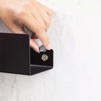 Estante de almacenamiento para el baño montado en la pared, estante de almacenamiento de acero inoxidable antioxidante de gran capacidad, escurridor de ducha resistente y duradero - details 10