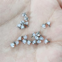 Juego de Piercing Labret de titanio para labio, Piercing de cristal Monroe 5A, para labio, oreja, Tragus, hélice, cartílago, G23, 2 piezas, 16G, 6/8/10mm - details 5