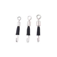 30/50 unids/lote pesca giratoria línea de pesca enlace rápido anillos sólidos rodamiento giratorio conector rápido anzuelo de pesca - details 2