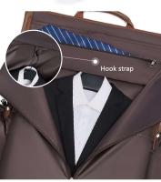 Equipaje al aire libre del cuero de la PU, bolso del equipaje de los hombres determinados del negocio, bolso del viaje - details 1