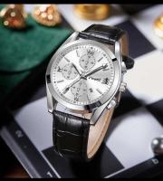 Relojes de pulsera de cuarzo de acero inoxidable POSHI 926 de lujo de primera calidad para hombre, esfera con correa de aleación, esferas redondas, reloj de pulsera de negocios para hombre - details 6