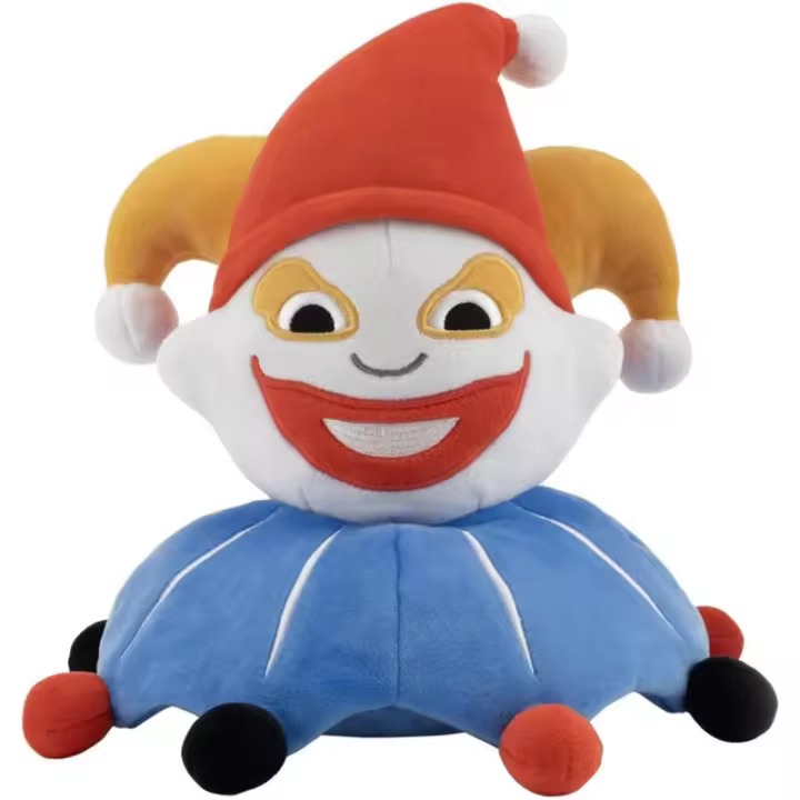 10 "juguete de peluche Joker payaso relleno peluches muñeca figura almohada juego de póker Cosplay Merch adultos niños Fans regalo - 1