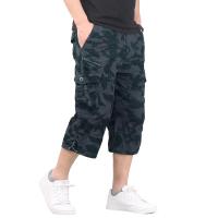 Pantalones Cortos de Algodón para Hombre Diseño Camuflaje Militar con Múltiples Bolsillos - details 0