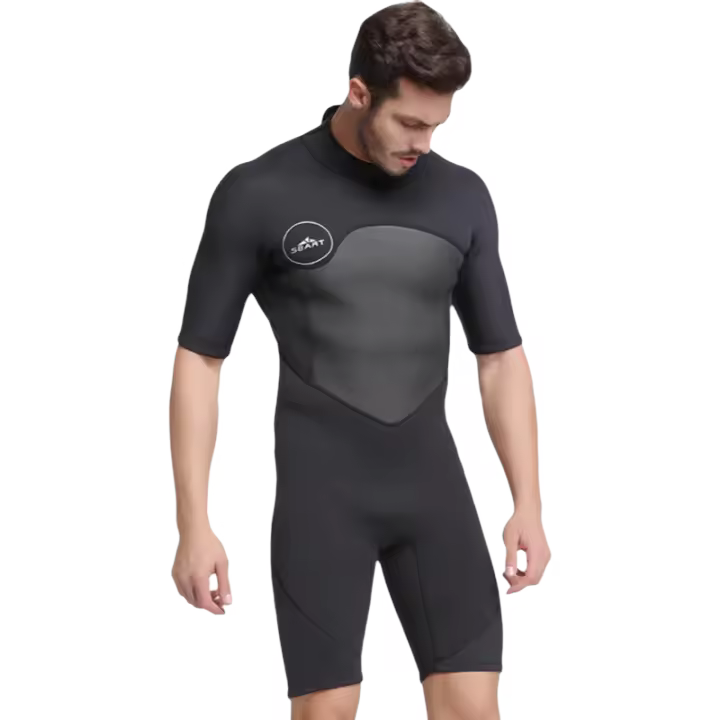 Traje de Natación de Neopreno, Traje Corto de John/Jane para Surf, esnórquel, Triatlón - 1