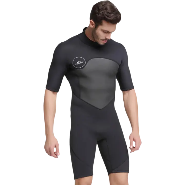 Traje de Natación de Neopreno, Traje Corto de John/Jane para Surf, esnórquel, Triatlón - 1