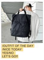 Mochila de gran capacidad Unisex, bolso deportivo impermeable de nailon, mochilas escolares de tendencia, bolso de viaje de ocio portátil - details 25