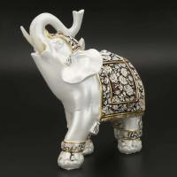 Vintage exquisito elefante modelo adornos estatua manualidad para regalo decoración de la Oficina del hogar - details 3