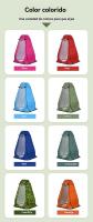 Tienda ducha camping privacidad al aire libre vestidor con ventana - details 11