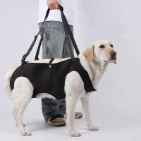 Arnés de elevación para perros con correa ajustable, asa gruesa, portador portátil para perros, forro suave, soporte para piernas, chaleco de elevación para mascotas - details 8