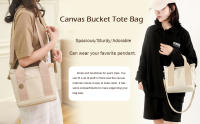 Bolsos para mujer, Bolso bandolera ,impermeable, mano pequeño de lona para Compras,Trabajo, viajes, regalo - details 2