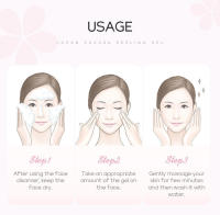 LAIKOU Exfoliante facial, gel exfoliante, blanqueamiento hidratante, Sakura Japón, elimina puntos negros, acné, desintoxica y - details 10