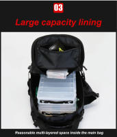 Mochila Táctica Militar Molle de Gran Capacidad para Senderismo Pesca Cajas de Caña Mochila Hombres al Aire Libre Camping Bolsas de Hombro - details 5