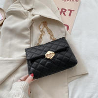 Hombro de diamante rojo para mujer, bandolera de cuero de PU con cadena de lujo, bolso de mano y billetera - details 1