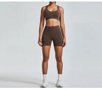 Pantalones de Yoga sin Costuras de Cintura Alta Levantamiento de Cadera Peach - details 19
